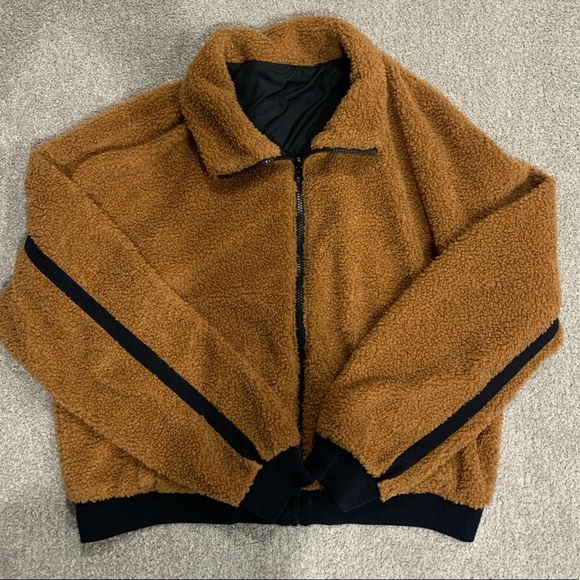 Fabletics Reversible Teddy Jacket - Picture 2 of 6